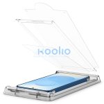 Spigen EliteShield EZ Fit HD Samsung Galaxy S25+ kijelzővédő fólia felhelyező kerettel (1db)