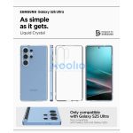 Spigen Ultra Hybrid Samsung Galaxy S25+ tok, Crystal Clear, átlátszó