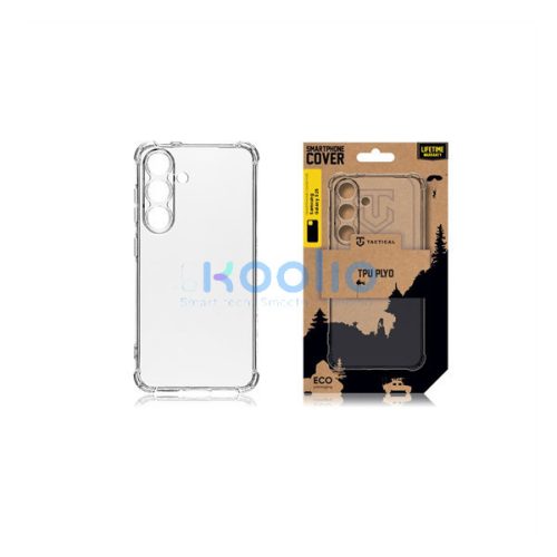 Tactical TPU Plyo Samsung Galaxy S25 hátlap tok, átlátszó