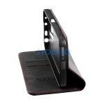 Tactical Xproof Samsung Galaxy S25 Ultra flip/oldalra nyíló tok, fekete