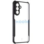 Tactical Quantum Stealth Samsung Galaxy A56 hátlap tok, átlátszó/fekete