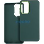 Frame Samsung Galaxy A56 közepesen ütésálló tok kameravédő kerettel, zöld