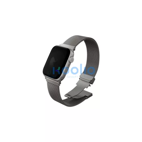 Uniq Dante Pro Apple Watch 49/46/45/44mm állítható fém óraszíj, ezüst