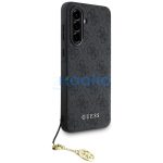 Guess 4G Charms Collection Samsung Galaxy A56 kemény hátlap tok, fekete