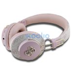 Guess PU 4G Metal Logo ENC Wireless fejhallgató, rózsaszín