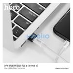 Hoco UA6 OTG adapter USB-A - USB-C, fekete