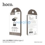 Hoco UA6 OTG adapter USB-A - USB-C, fekete