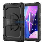 Tech-Protect Solid360 Samsung Galaxy A9+ tablet tok kitámasztóval, fekete