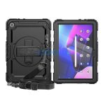 Tech-Protect Solid360 Samsung Galaxy A9+ tablet tok kitámasztóval, fekete