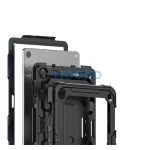 Tech-Protect Solid360 Samsung Galaxy A9+ tablet tok kitámasztóval, fekete