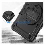 Tech-Protect Solid360 Samsung Galaxy A9+ tablet tok kitámasztóval, fekete