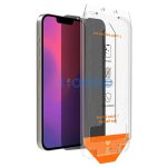 4smarts Second Glass Privacy Apple iPhone 17E / 16E / 14 / 13 / 13 Pro kijelzővédő üvegfólia szett felhelyező kerettel, 10db