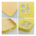 2mm Honor 400 szilikon hátlap tok, sárga