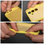 2mm Honor 400 Pro szilikon tok, sárga