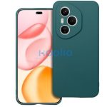 Matt szilikon Honor 400 Pro tok, sötétzöld