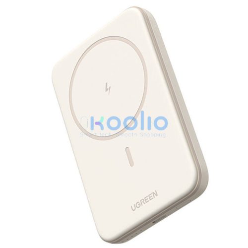 Ugreen PB561 Powerbank / külső akkumulátor, mágneses, USB-C port 10000mAh, 15W, bézs