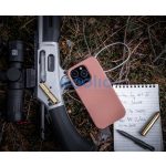 Tactical Magforce Beaver iPhone 17e / iPhone 16e prémium szilikon tok kameravédő peremmel, világosbarna