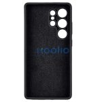 Tactical Beaver Samsung Galaxy S25 Ultra prémium szilikon tok kameravédő peremmel, fekete