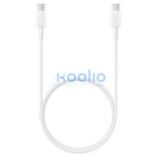 Samsung EP-DN975BWE USB-C-USB-C töltő- és adatkábel, 1m, 5A, fehér (Bulk)