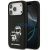 Karl Lagerfeld Liquid Silicone K&CH Sketch Apple iPhone 17 Pro MagSafe kompatibilis hátlap tok, fekete