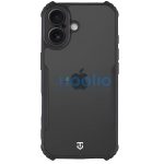 Tactical Quantum Stealth Apple iPhone 17 hátlap tok, átlátszó/fekete