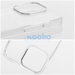 Clear 2mm Apple iPhone 17 ultravékony szilikon tok, átlátszó 