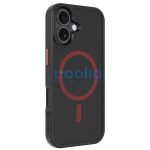 Tactical MagForce Hyperstealth 2.0 Apple iPhone 17 MagSafe hátlap tok, fekete/piros