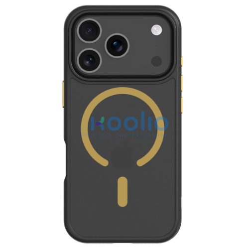 Tactical MagForce Hyperstealth 2.0 Apple iPhone 17 Pro Max MagSafe hátlap tok, fekete/sárga