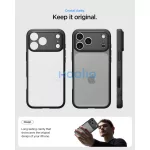 Spigen Ultra Hybrid Apple iPhone 17 Pro tok, Matte Black, fekete