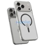 Spigen Ultra Hybrid Magfit Apple iPhone 17 Pro tok, MagSafe, Clear Graphite, szürke