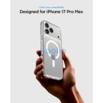Spigen Ultra Hybrid Magfit Apple iPhone 17 Pro Max tok, MagSafe, Clear White, fehér