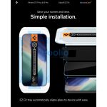 Spigen Glas.tR EZ Fit HD Apple iPhone Air (2025) tempered kijelzővédő fólia felhelyező kerettel (2db)