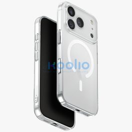   Uniq Airsuit Magclick Apple iPhone 17 Pro MagSafe szilikon tok, átlátszó