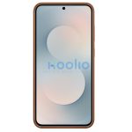 Samsung Galaxy S25 FE KindSuit gyári vegán bőr tok, barna