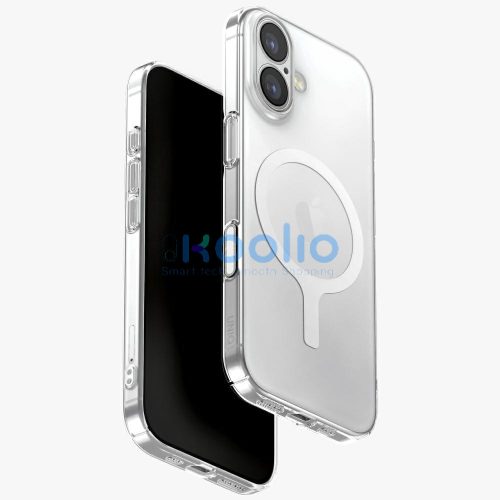Uniq Airsuit Magclick Apple iPhone 17 MagSafe szilikon tok, átlátszó