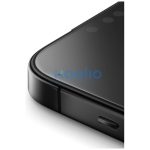 Uniq Optix Matte Apple iPhone 17 Pro Max tempered glass kijelzővédő üvegfólia felhelyező kerettel, fekete