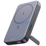 Ugreen PB206 mágneses Powerbank / külső akkumulátor, USB-A-USB-C, 10000mAh, 20W, szürke