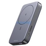 Ugreen PB206 mágneses Powerbank / külső akkumulátor, USB-A-USB-C, 10000mAh, 20W, szürke