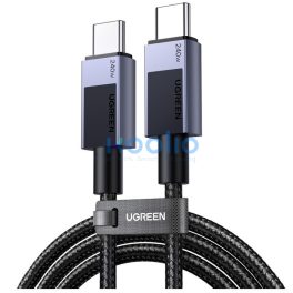   Ugreen L513 USB-C-USB-C töltő- és adatkábel, fonott, 5A, 240W, 1m, szürke