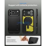 Spigen Tough Armor T MagFit Apple iPhone 17 Pro tok, MagSafe, fekete