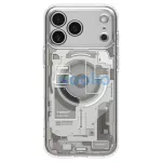 Spigen Ultra Hybrid MagFit Apple iPhone 17 Pro tok, MagSafe, Zero One, Natural Titanium