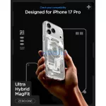 Spigen Ultra Hybrid MagFit Apple iPhone 17 Pro tok, MagSafe, Zero One, Natural Titanium
