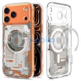   Spigen Ultra Hybrid MagFit Apple iPhone 17 Pro Max tok, MagSafe, Zero One, Natural Titanium