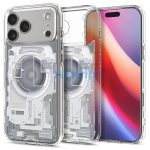 Spigen Ultra Hybrid MagFit Apple iPhone 17 Pro Max tok, MagSafe, Zero One, fehér