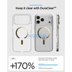 Spigen Ultra Hybrid MagFit Apple iPhone 17 Pro Max tok, MagSafe, Clear Gold, átlátszó-arany