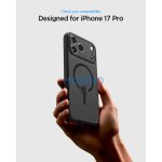 Spigen Ultra Hybrid MagFit Apple iPhone 17 Pro Max tok, MagSafe, Frost Black, fekete