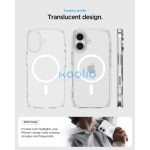 Spigen Ultra Hybrid MagFit Apple iPhone 17 tok, MagSafe, Frost White, átlátszó-fehér