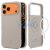Spigen Silicone Fit Magfit Apple iPhone 17 Pro Max tok, MagSafe, Stone, szürke