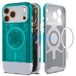 Spigen Classic C1 MagFit Apple iPhone 17 Pro tok, MagSafe, Bondi Blue, kék