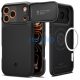 Spigen Optik Armor MagFit Apple iPhone 17 Pro Max tok, MagSafe, Black, fekete
